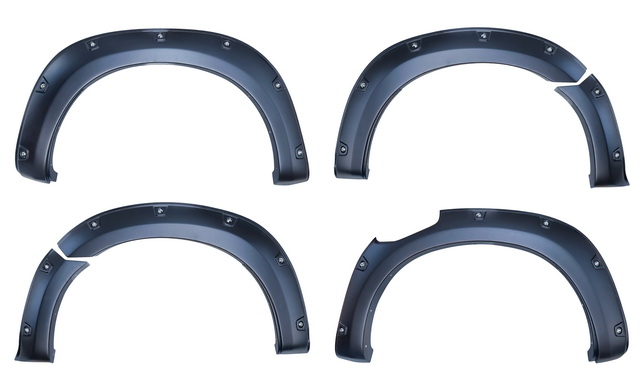 FENDER FLARE OFFROAD (STD) 6" MATTE BLACK